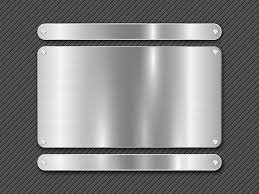 Striped Steel Plates by Mechden